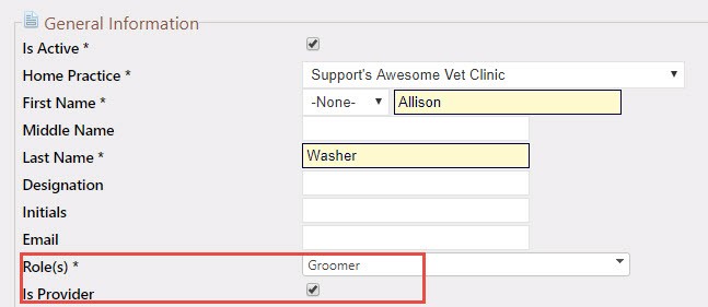 How do I set up a user with the groomer role? – eVetPractice Help Center